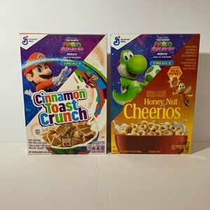 Cinnamon Toast Crunch & Honey Nut Cheerios Twin Cereal Box Set